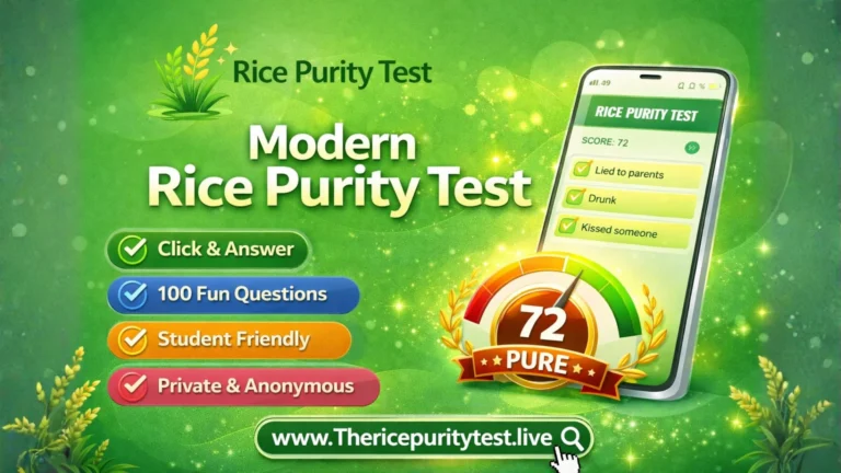 Modern Rice Purity Test